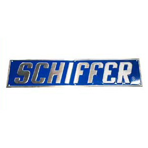 PLACA DE ALUMÍNIO SCHIFFER AZUL 